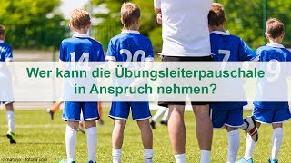 Wer kann die Übungsleiterpauschale in Anspruch nehmen [upl. by Asante]