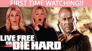 LIVE FREE OR DIE HARD 2007  FIRST TIME WATCHING  MOVIE REACTION [upl. by Barren]