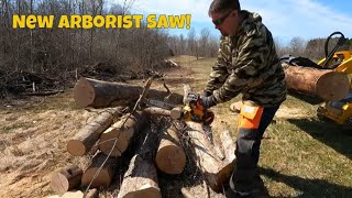 Review Of The DEWALT 60v 14quot Top Handle Chainsaw A Powerful Saw Worth Checking Out dewalt [upl. by Ysus]