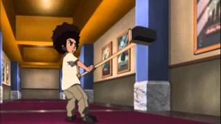 Boondocks OST Huey Fight Theme W Sound FX sorry [upl. by Engapmahc]