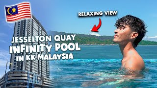 Jesselton Quay Infinity Pool in Kota Kinabalu Malaysia 🇲🇾 by Rudolf Villaseñor [upl. by Ellenet158]