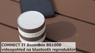 CONNECT IT BoomBox BS1000  videopohled na bluetooth reproduktor [upl. by Zweig]