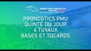 Pronostic Quinté Jeudi 06062024  Pronostics PMU 4 Tuyaux Bases Solides et Tocard du jour [upl. by Aivlys]