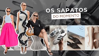 Tendência Os sapatos que estão bombando [upl. by Anamuj]