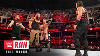 FULL MATCH Reigns vs Owens vs Rollins vs Jericho vs Strowman Raw Nov 7 2016 [upl. by Lawrence]