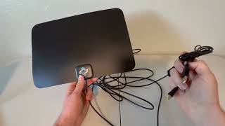 2024 Gesobyte Amplified HD Digital TV Antenna how many channels I get using this antenna [upl. by Alessig507]