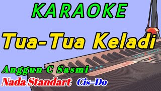 TuaTua Keladi  Female Karaoke Pop Indonesia  Anggun C Sasmi [upl. by Einwahs]