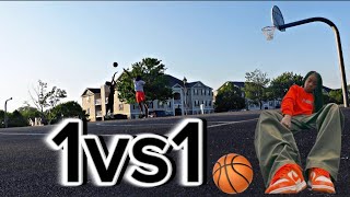 I played 1v1 against an overseas pro hooper for 5000  who you think won 🏀 [upl. by Yenduhc]