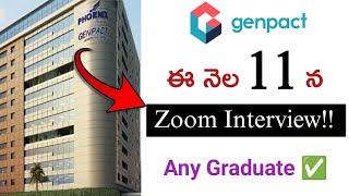 Genpact online interview 😍 Genpact virtual drive on Nov 11th 2024genpact virtual interview [upl. by Kuhn]