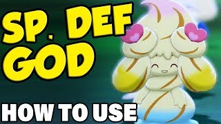 ALCREMIE IS A SPECIAL DEFENSE MONSTER Pokemon Sword and Shield Alcremie Moveset  How To Use [upl. by Nydnarb]