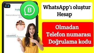 Telefon Numarası Doğrulama Kodu Olmadan WhatsApp Hesabı Nasıl Oluşturulur [upl. by Gelb]