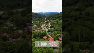 Drone View of DOMINICAL  Nice Day During The Rainy Season costarica beach travel [upl. by Power326]