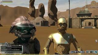 Lets Play Star Wars Galaxies  part 33 Tour of Tatooine [upl. by Chow626]