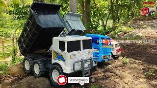 TRUCK TRANSPORTING STONES WOOD BEACH SAND [upl. by Rame]