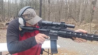 Primary Arms GLX 110x24 FFP  Speed Testing 1X Reticle [upl. by Johnsson]