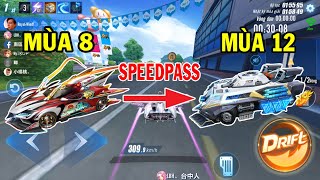 ZingSpeed Mobile  Sức Mạnh Xe Speedpass Từ Mùa 8 Đến Mùa 12 [upl. by Yoho]