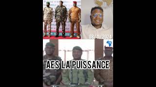 🔴👉🏿🇧🇫🇲🇱🇳🇪💪🏿 AES LA PUISSANCE… c’est bouclé… [upl. by Morita]