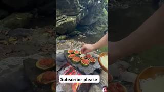 outdoorcooking food cooking camping bushcraft survival meatlovers outdoorchef seafood [upl. by Artair]