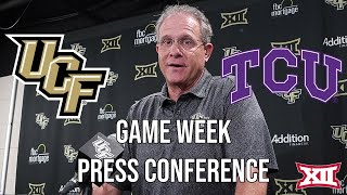 UCF Football Gus Malzahn Press Conference  TCU Week ⚔️🏈 [upl. by Aurlie]