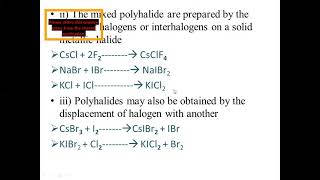 Polyhalides [upl. by Redwine810]