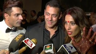 Karan Singh Grover amp Bipasha Basu Wedding  Salman Khan Interview  Video [upl. by Nerrad]