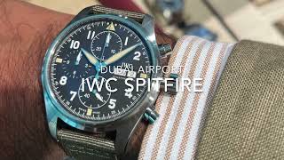 IWC Spitfire in Dubai airport [upl. by Attirehs407]