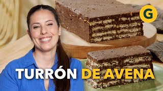 FÁCIL y RÁPIDO TURRÓN de AVENA 🍫 de la mano de Estefania Colombo  El Gourmet [upl. by Neenad]