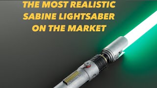 Sabine Wren Lightsaber Review X Galaxy Sabers [upl. by Htebsle]