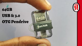 Sandisk Ultra Dual 64GB USB 30 OTG Pen Drive Unboxing [upl. by Nereids]