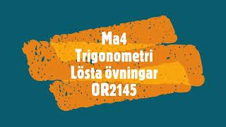 Ma4 Trigonometri  Lösta uppgifter Origo 2145 nivå 3 [upl. by Haymes]