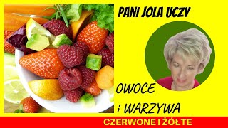 MINI ROZMÓWKI PO POLSKU  OWOCE I WARZYWA  CZERWONE I ŻÓŁTE [upl. by Hsot]