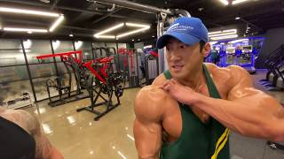 CHULSOON EP04  HITTING REAR DELTS WITH KANG MIN  강민선수와 후면 삼각근 루틴 반복숙달 [upl. by Lyman]