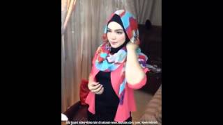 Cara Pakai Tudung Ringkas Dari Dato Siti Nurhaliza [upl. by Selec]