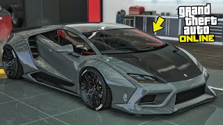 Pegassi Tempesta Custom Lamborghini Huracan  GTA 5 Vehicle Customization [upl. by On339]