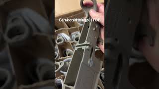 Newly cerakoted magpul flat dark earth color fde cerakote magpul ar15news [upl. by Kotta]