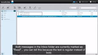 Roundcube  Marking Messages [upl. by Lundt]