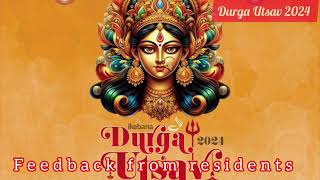 Durga Utsav 2024 Feedback [upl. by Halimeda]