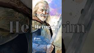 Tales of Tolkien The Origins of King Théodens Blade Herugrim lordoftheringslore lotr tolkien [upl. by Tronna]