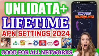 UNLIDATANEW LIFETIME APN SETTINGS 2024 Good For All Networks amp Online Gaming Telstra APN 2024 [upl. by Kapeed126]