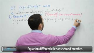 Équations différentielles avec second membre Exercice corrigé 6 Question 24 [upl. by Anoved144]