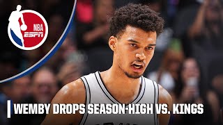 Wemby drops SEASONHIGH 34 PTS in Spurs VICTORY 🌟  NBA on ESPN [upl. by Can]