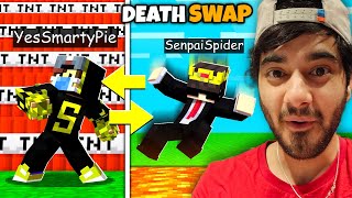 Minecraft Death Swap 5 Smarty VS SenpaiSpider [upl. by Audres]