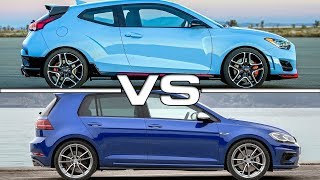 2019 Hyundai Veloster N vs 2018 Volkswagen Golf R [upl. by Janelle922]