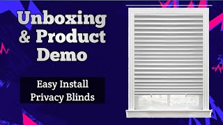 The Easiest LightBlocking Blinds for Any Room – No Tools Needed [upl. by Winni238]