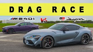 2022 BMW M240i XDrive vs Toyota Supra GR 30 everyone is winner Drag and Roll Race [upl. by Majka203]