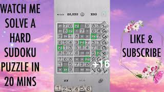 Stuck on a sudoku puzzle Watch this hard sudoku solved in 20 minutes [upl. by Lucas]