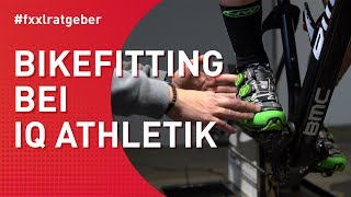 Bikefitting bei IQ athletik mit dem MTB [upl. by Ayhdnas5]