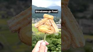 Shirakawago Food  Japan travel food shirakawago streetfood japanesefood japan [upl. by Hajile]