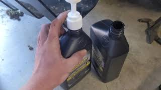 Exmark Radius Maintenance Hydro Fluid Change [upl. by Misab477]