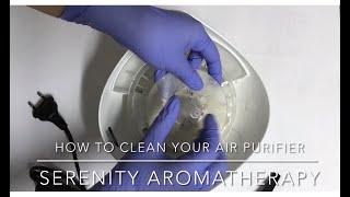 TUTORIAL How to disassemble and clean your water based air purifier machine [upl. by Alsi73]